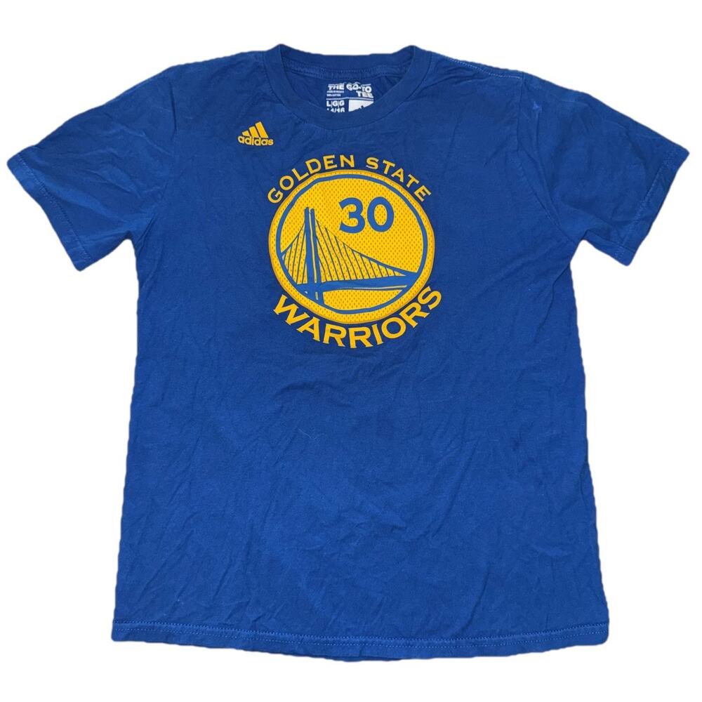 Stephen Curry Golden State Warriors 2015 NBA Adidas Basketball Shirt Youth L